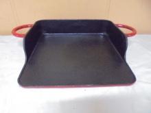 Porcelain Over Cast Iron Griddle