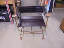 Wrought Iron Sling Chair