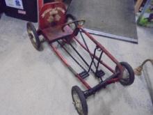 Vintage AMF Metal Skat Car Pedal Car