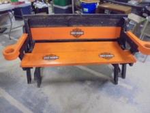 Solid Wood Harley-Davidson 2-in -1 Bench/Picnic Table