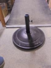 Heavy Steel Patio Table Umbrella Base