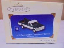 Hallmark Keepsake Die Cast 1972 Chevrolet Cheyenne Super Ornament