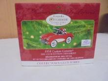Hallmark Keepsake Die Cast 1958 Custom Corvette Ornament
