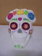 Hand Painted Skull Décor Piece