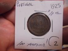 1925 Portugal 10 Centavos