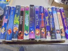 Group of Disney VHS Movies