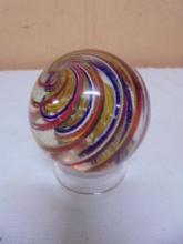 Large Art Glass Marble