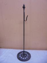 Cast Iron Base Wreath Stand