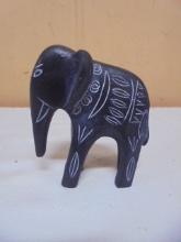 Vintage Carved Elephant Figure
