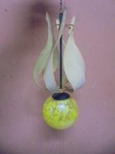 Metal Outdoor Hanger w/ Art Glass Ball
