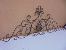 Ornate Iron Scroll Wall Art