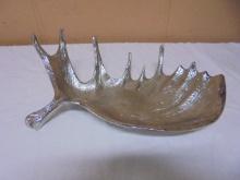 Metal Moose Antler Bowl/Dish