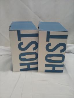 Qty. 2 Sets of 2 Glasses and 3 Ice Cube Trays by HOST