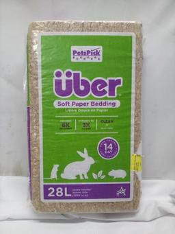 PetsPick 28L Useable Volume Uber Soft Paper Bedding