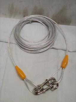 Double Clip-end Heavy Duty X-Large Dog Tie Out