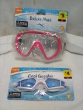 Adult Swim mask/ Youth Swim Goggles