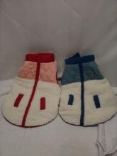 Qty 2 Size Medium Dog Coats