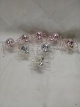 Qty 8 Disco Spider Decor