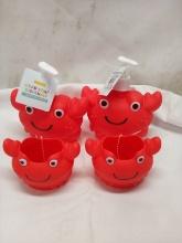 Qty 2 Crab Cups/ Qty 2 Crab Soap Dispenser