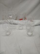 Margarita Glass, stout beer glasses x4