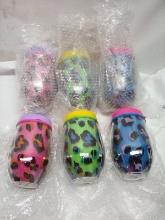 Lot of 6 Assorted Color BLUSH Brand Travel Tumblers