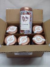 Full Case of 6 PINKY UP Loose Leaf Cleanse Digestive Dark Tea