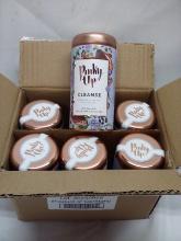 Full Case of 6 PINKY UP Loose Leaf Cleanse Digestive Dark Tea