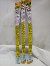 Lot of 3 Slim Jim Monster Size Sonic Chili Cheese Coney Snack Sticks