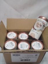 Case of 6 PinkyUp! Loose Leaf Vanilla Chai Rooibos Tea w/ Spices Tins