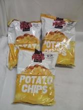 Lot of 3 Uncle Rays 3oz Original Potato Chip Snack Bags