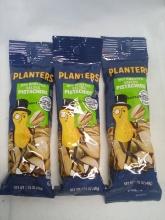 Lot of 3 Planters To-Go Snack Bags of Dry Roasted Salted Pistachios