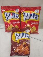 Qty 3 Bugles- Qty 2 Original Qty 1 Chili Cheese 3oz