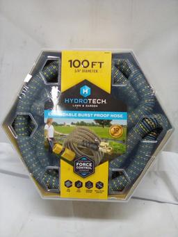 HydoTech Expandable Burst Proof Hose 100ft 5/8” diameter