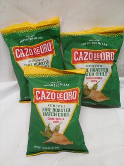 Qty 3 Cazo de Oro Kettle Style Fire Roasted Hatch Chile 2.25oz