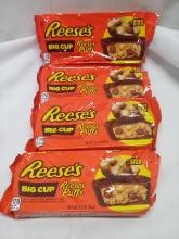 Qty 4 Reese’s Big Cup Reese’s Puffs King Size