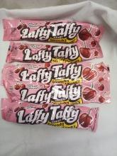 Qty 5 Laffy Taffy Candy Cherry Flavor 1.5oz