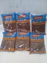 Qty 6 Buddy Bars Peanut Butter Wafers