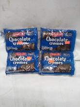 Qty 4 Chocolate Cremes Cookies 5oz