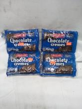 Qty 4 Chocolate Cremes Cookies 5oz