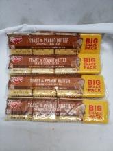 Qty 4 Toast & Peanut Butter Sandwich Crackers Big Snack Pack