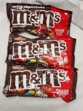 Qty 3 M&M’s Milk Chocolate Share Size