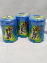 Qty 3 Trident Vibes Sour Patch Kids Blue Raspberry