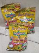 Qty 3 Arizona Sour Fruit Snacks Mixed Lemonade 5oz