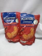 Qty 2 Planters Cashews Cinnamon & Brown Sugar 5oz