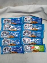 Qty 10 Nutri Grain Breakfast Bars- Qty 9 Blueberry Qty 1 Apple Cinnamon