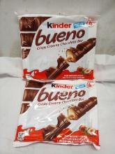 Qty 2 Kinder Bueno 4 Bar Share Pack