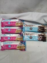 Qty 4 Quest Birthday Cake / Qty 2 Quest Cookies&Cream Protein Bars