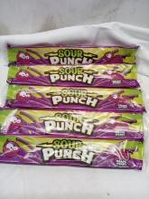 Qty 5 Sour Punch Grape Straws