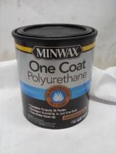 Minwax One coat Polyurethane Clear Semi Gloss 1Qt