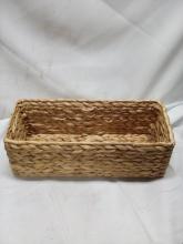 Decorative basket 16” x 6” x 5”